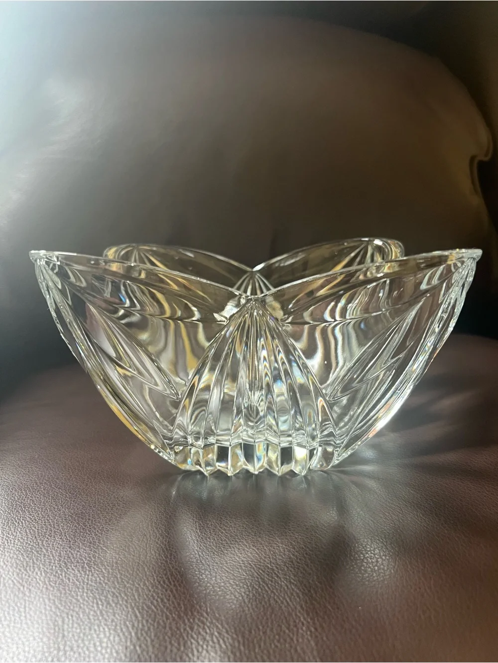 Mikasa Bowl Crystal Glass Lead Free Home Decor